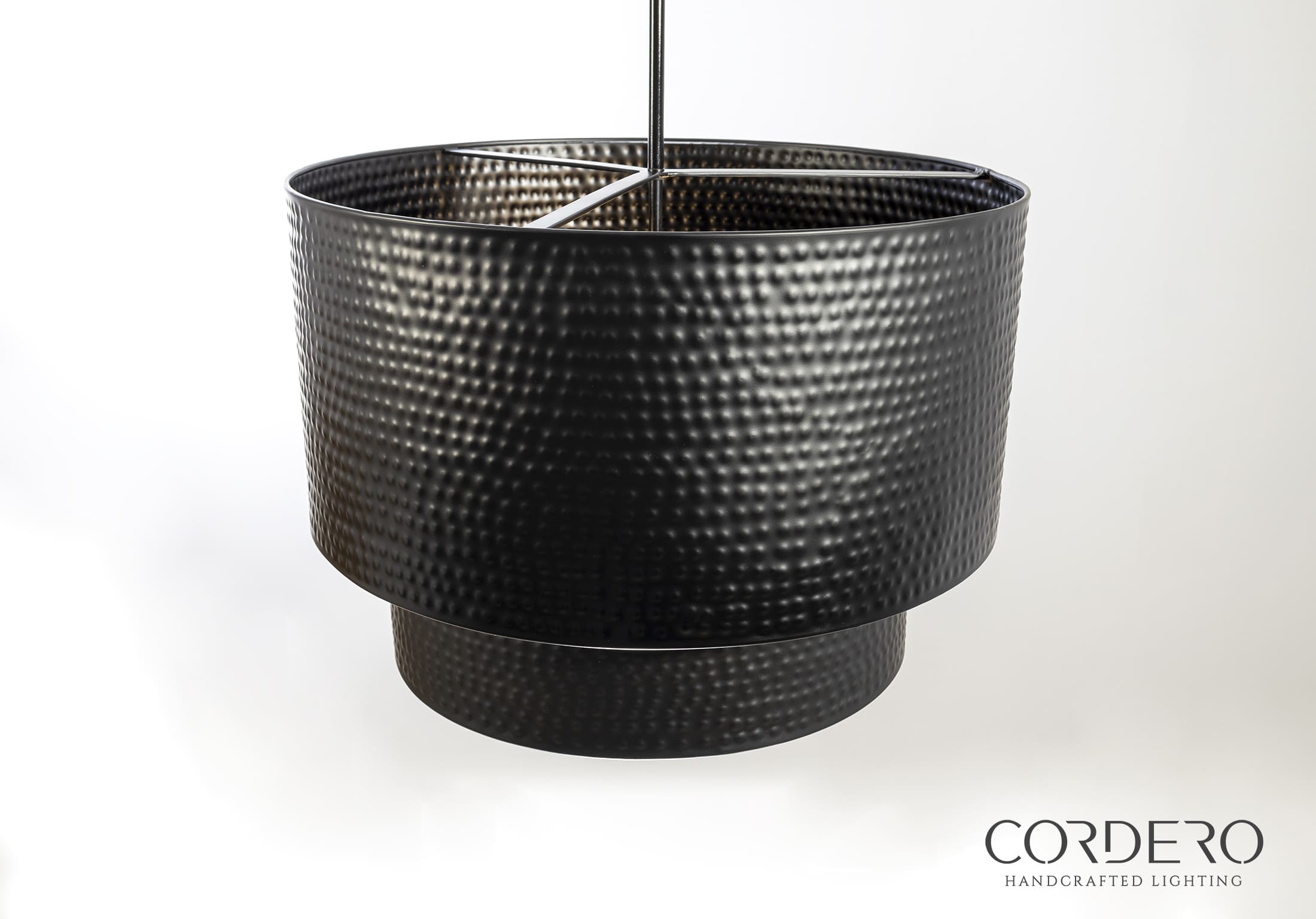 Dakota Hammered Drum Pendant Light Fixture