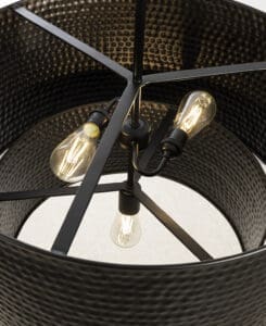 Dakota Hammered Drum Pendant Light Fixture