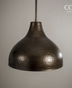 Hammered Light Fixture