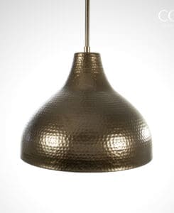 Hammered Dome Pendant