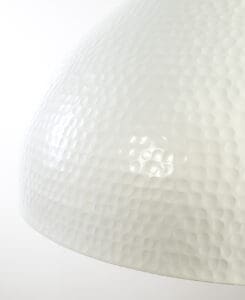 White Hammered Dome Light