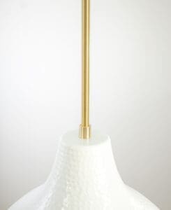 White Hammered Dome Light