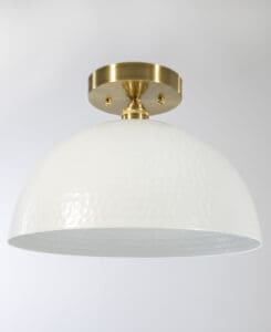 Hammered Flush Mount Light