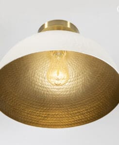 Hammered Flush Mount Light