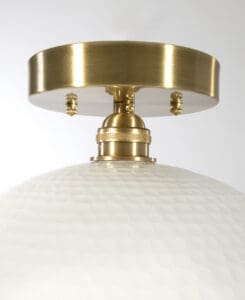 Hammered Flush Mount Light