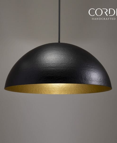36 inch hammered dome light fixture