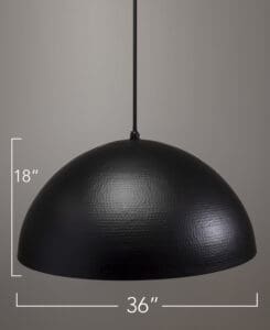Restaurant Dome Light Fixture