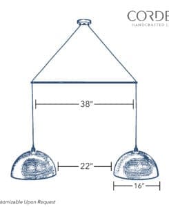 Amadeo Double Pendant