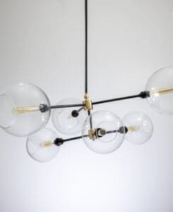 Linear Globe Chandelier