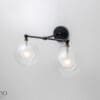 Double Glass Globe Sconce