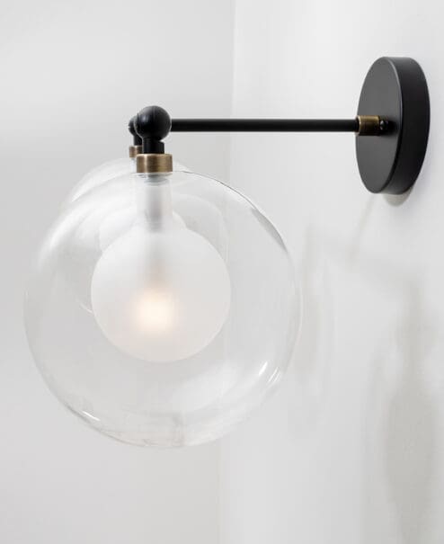 Alternative view of Saphira Double Globe Sconce