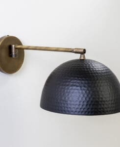 Single Hammered Dome Sconce-1