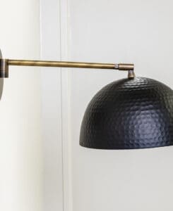Single Hammered Dome Sconce-5