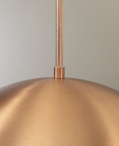 Copper Dome Pendant Light