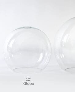 Glass Globe Size