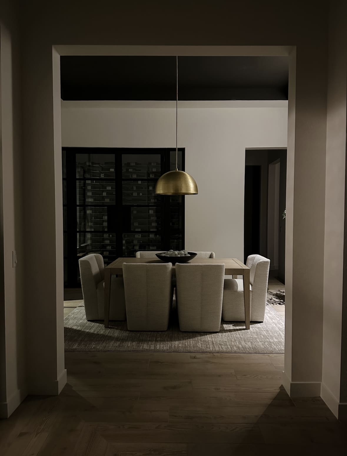 dark and moody editorial interior designer photoshoot
