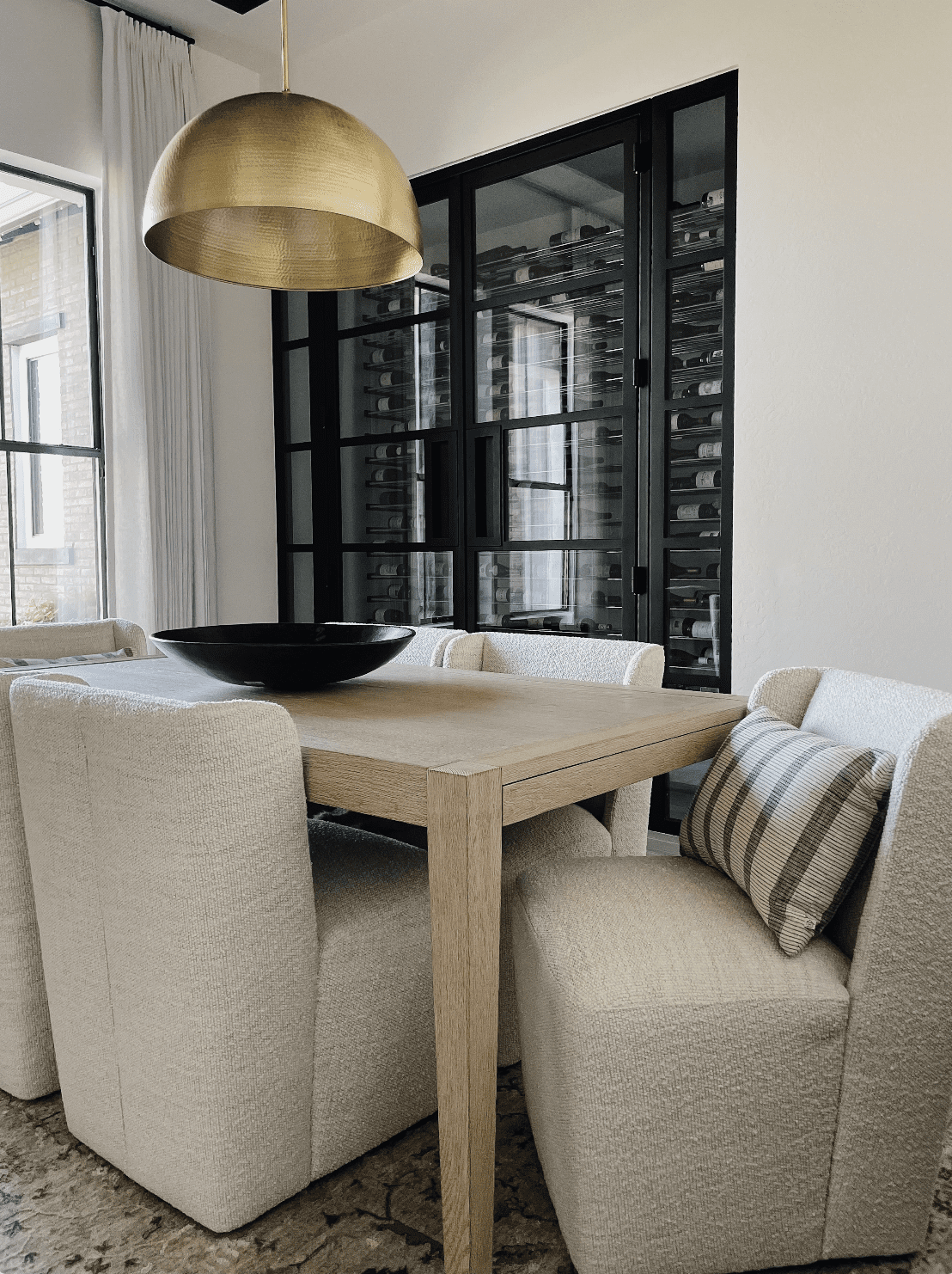 dark and moody editorial interior designer photoshoot