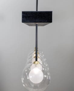 Glass Globe Chandelier