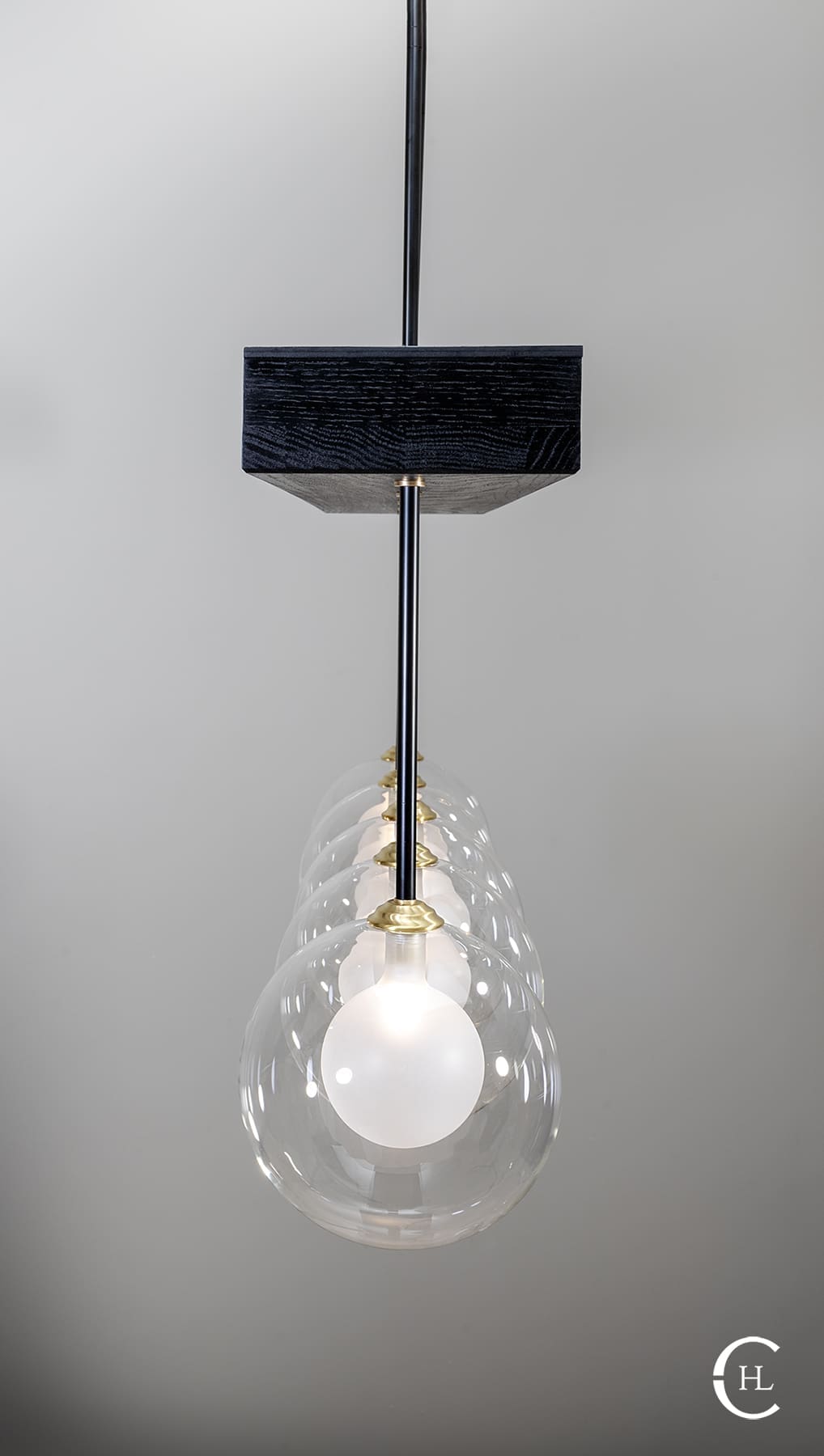 Glass Globe Chandelier
