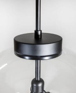 Hammered Ring Globe Pendant Light