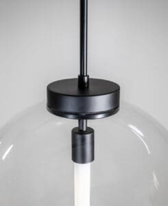 Smooth Ring Globe Pendant Light