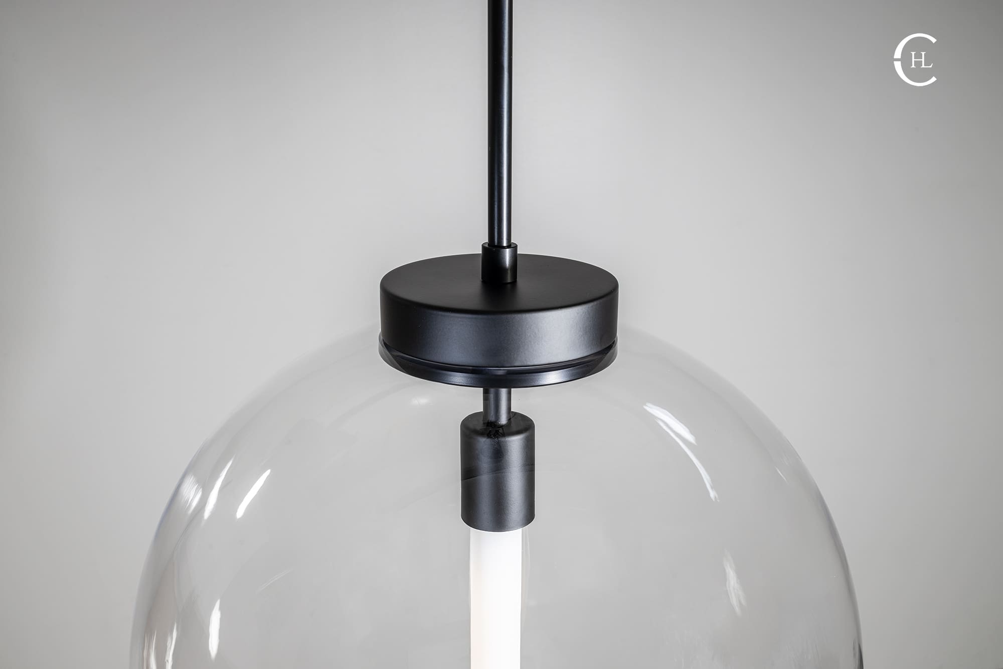 Smooth Ring Globe Pendant Light