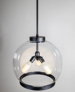 Smooth Ring Globe Pendant Light