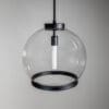Smooth Ring Globe Pendant Light