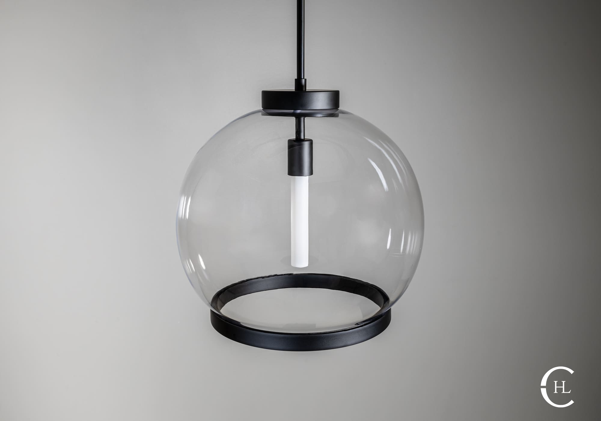 Smooth Ring Globe Pendant Light