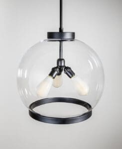 Smooth Ring Globe Pendant Light