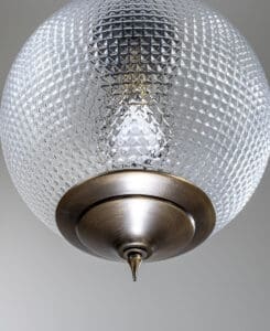 Diamond Globe Pendant