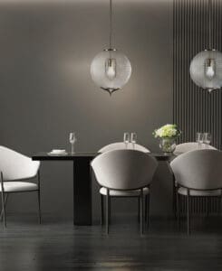 Diamond Globe Pendant Light