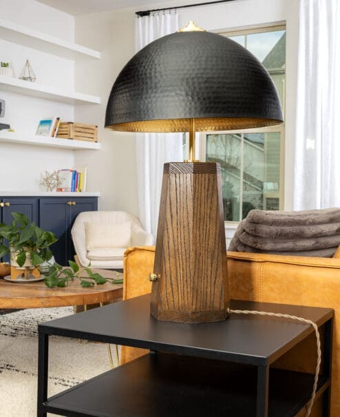 Hammered Dome Table Lamp