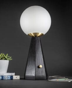 Satin Opal Table Lamp