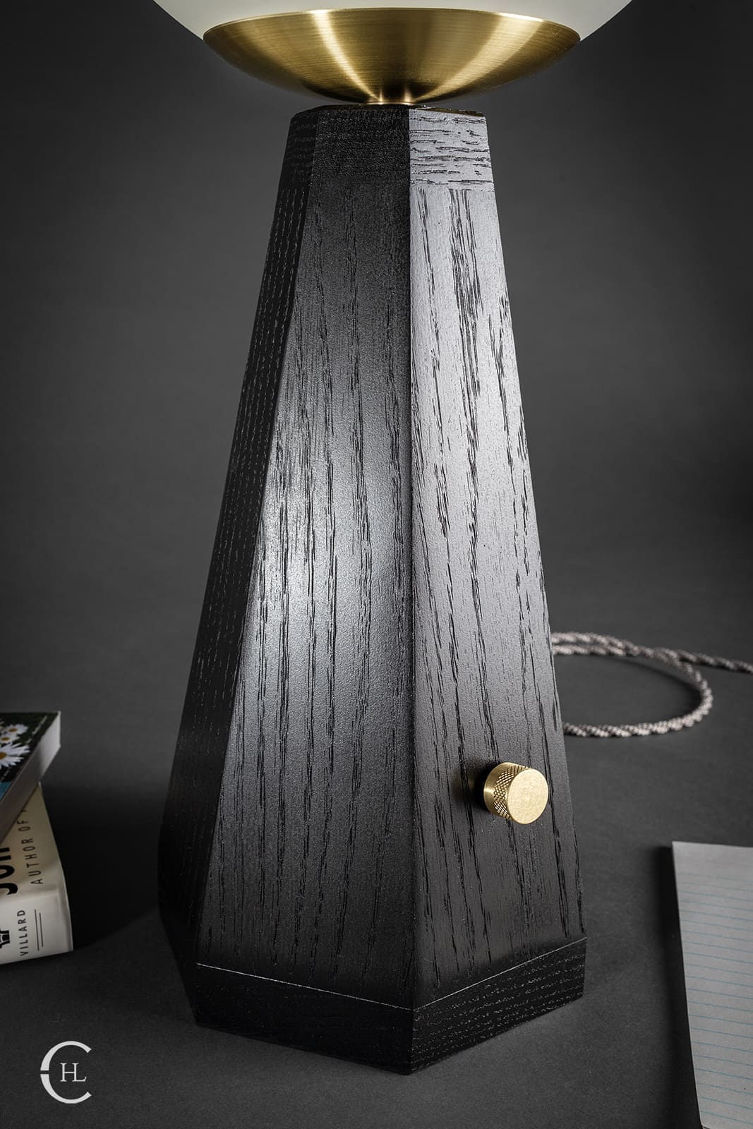 Glass Globe Table Lamp