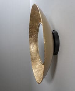 Gold Leaf Lighted Mirror