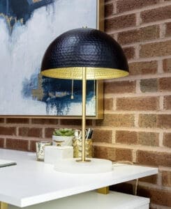 Hammered Dome Table Lamp