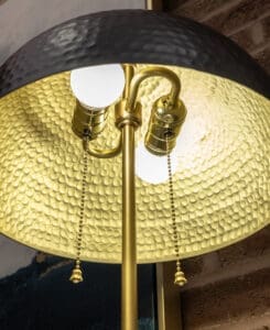 Hammered Dome Table Lamp