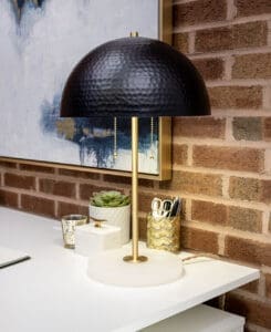 Hammered Dome Table Lamp