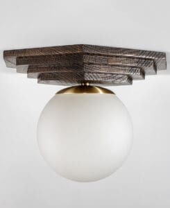 Geometric Flush Mount Light