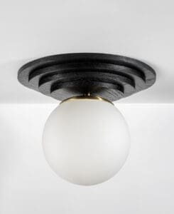 Wooden Ceiling Flush Mount Light