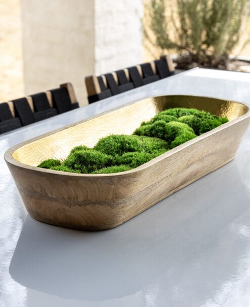 Hammered Brass Dough Bowl