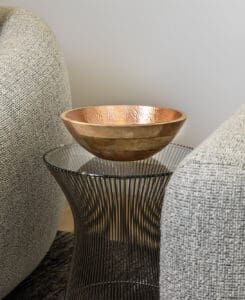 Copper Hammered Bowl