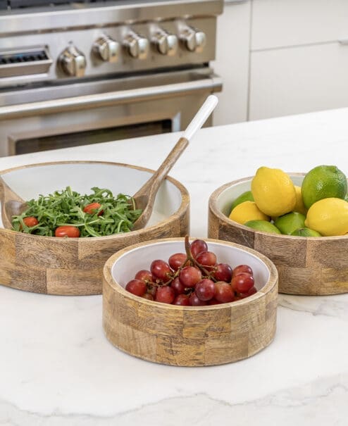 The Koura White Enamel Bowl