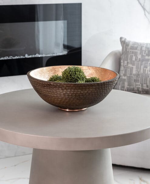 Koura Copper Leaf Bowl