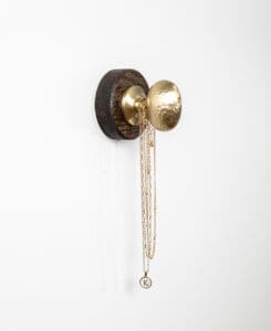 Hammered Knob Hanger