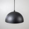 Charcoal Hammered Dome Light
