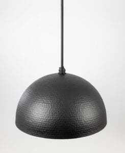 Charcoal Hammered Dome Light