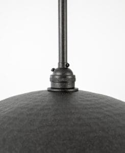 Charcoal Hammered Dome Light
