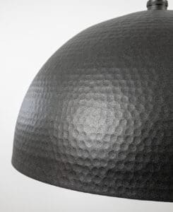 Charcoal Hammered Dome Light